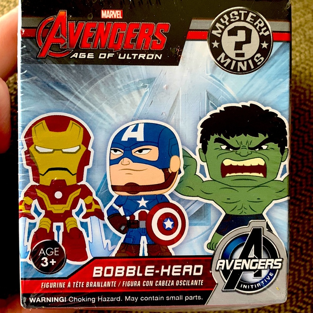 New in box / package Marvel Age of Ultron mystery mini bobble-head bobble head